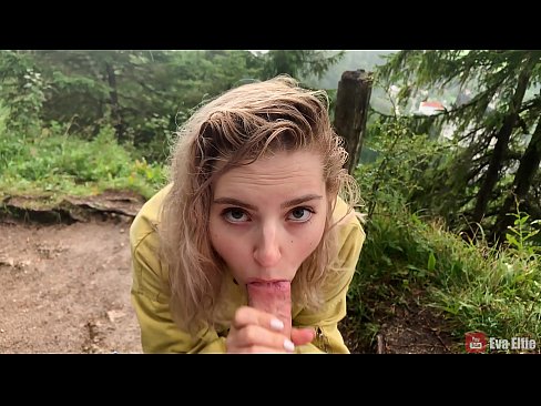 ❤️ Gadis swallows cum sanggeus blowjob umum - Eva Elfi Sex di urang ﹏